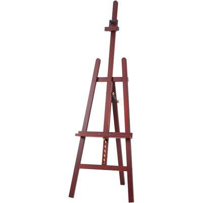 Basic Studio Easel Solid Beech Wood Artist Easel A-Frame Floor Painting Easel