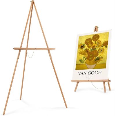 Wholesale Display Tripod Easel Stand Wedding Display Floor Stand Painting Adjustable Easel for Studio, Coffee Store