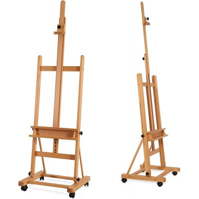 Studio Large Floor Easel H-frame Easel 75'' to 146