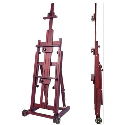 Multi-Function Studio Easel,H-Frame Easel, Nut-brown Painting Easel