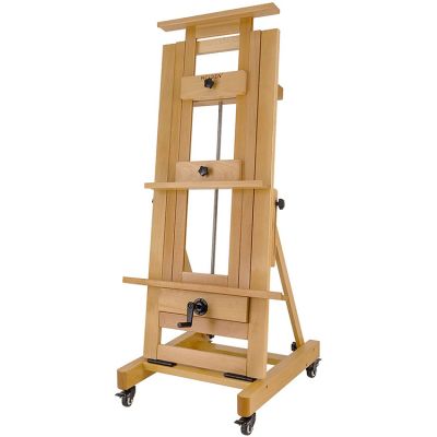 Extra Large and Thicken Deluxe Rocker Crank Industrial Style Artist Easel