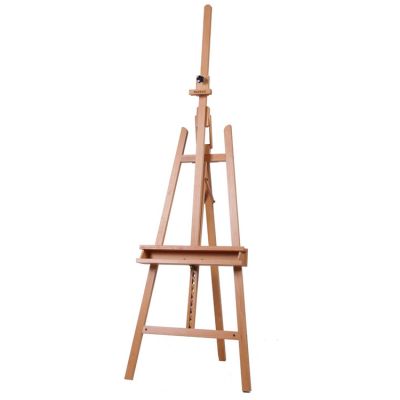 Large Painters Easel Adjustable Solid Beech Wood Artist Easel Studio Easel