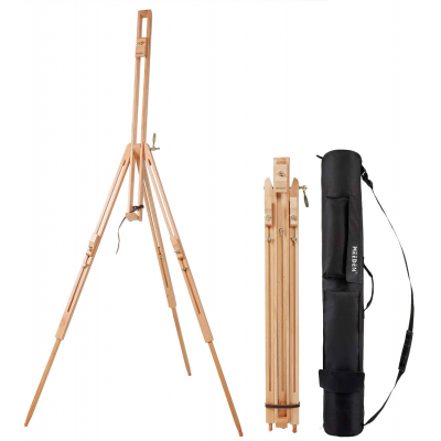 Tripod Field Portable Perfect for Painters Students Painting Artist Easel with Carrying Case