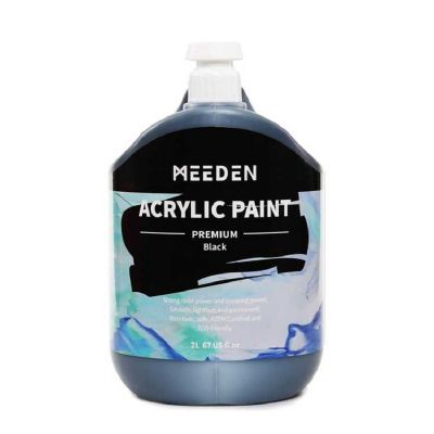 Heavy Body Acrylic Paint (2L /67 oz.) with Pump Lid, Non-Toxic Rich Pigments Colors