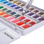48 Vibrant Colors Non-Toxic Paint Watercolor Paint Set Solid Watercolor Paint for Student