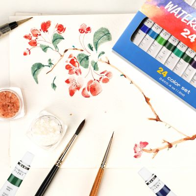 OEM art Supply 110pcs Deluxe Acrylic Painting Set