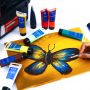 professional toolbox 22pcs artist acrylic paint brush set