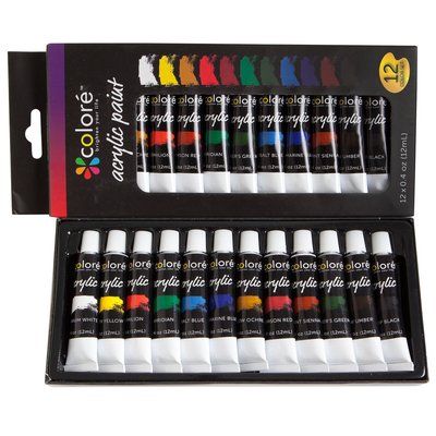 12colors art painting professional artist dry faster acrylic paint