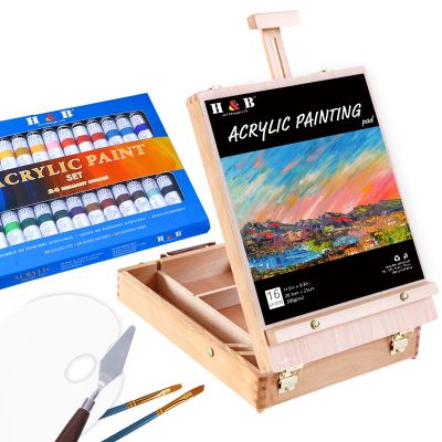 Acrylic Paint for Kids Diy Drawing Good Price of Sale Wholesale Colorful 24 Color Set