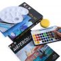 wholesale art supplies 56pcs acuarela watercolor paint set