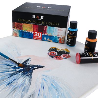 wholesale factory OEM art Supplies 20/ 24/30colors Acrylic Paint
