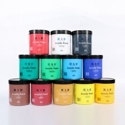 Custom DIY paint on canvas/wood/glass barrel acrylic paint set