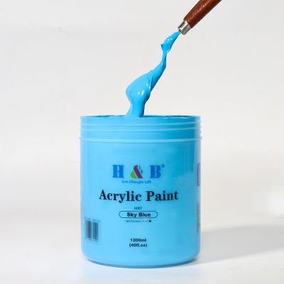 wholesale customizable Multicolor 12/100/500/1000/1200ml acrylic paint bottle set