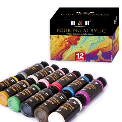 new factory Fluid acrylic paint diy paint pouring acrylic set