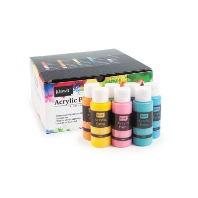 Wholesale Professional Primary Art Craft Paint 30 Colors Famous Acrylic Painting Artist Bottles Set 60 ml for Kids Drawing