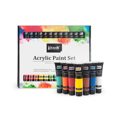 Peinture Acrylique Wholesale 6/12/24 Colors 36ml Non-Toxic Acrylic Paints Set Tube Artist Colors for Painting