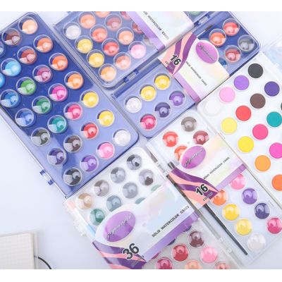 professional artist 16/28/36colors watercolor soild paint set