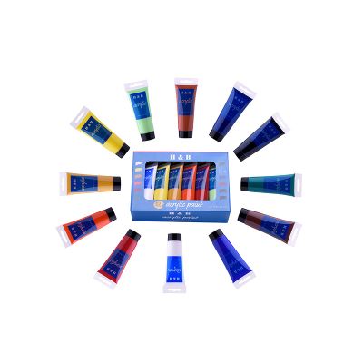 Non-toxic 75ml artist oil acrylic color painting tubes set