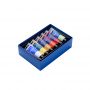 Non-toxic 12pcs/box acrylic artist paint plastic tube 75ml packed price