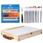 professional artist acrylic paint 38 pcs Painting Art Set With Wooden Box Easel drawing art set for art kid