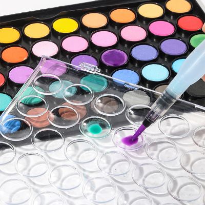 48 colors acuarela solid watercolor art paint set