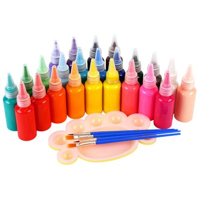 DIY Plastic Bottle Acrylic Colour Paint Custom High Quality 24 Colors 30ml Low Price Acrylic Paints Kit for Kids