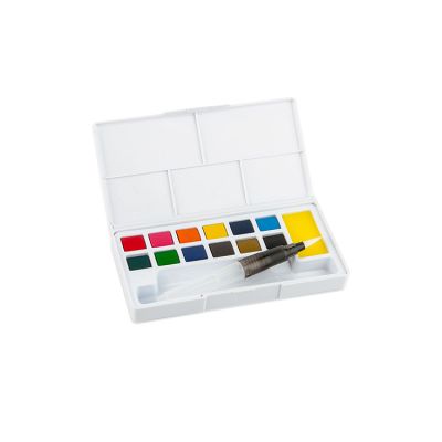 Custom 12 Colors Solid Watercolor Paints Set