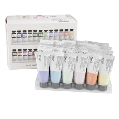 Wholesale High Quality Custom Logo Nox-toxic 24 Colors 22ml Acrylic Paint Tube Buy for Artist Painting