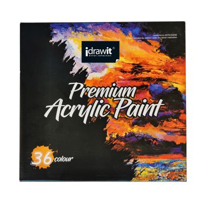 Paint Set for Kids Wholesale Customized High Quality 36 Colors Acrylic Paint Aluminum Tube Set