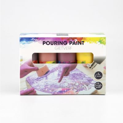 Hot-selling 4 Colors 60ml Acrylic Pouring Paint Kit Supplies