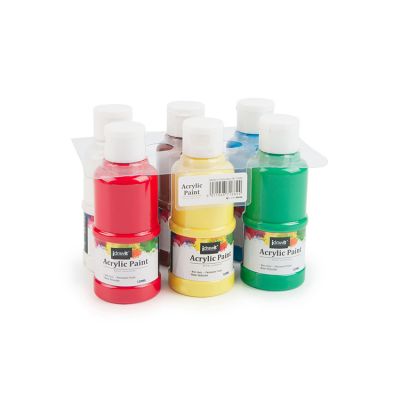 Wholesale Professional 6 Colors 120ml Metallic Macaroon Basic Acrylic Paint Bottle Artist Colors