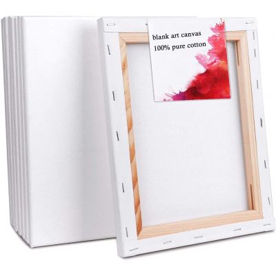 Canvas Boards Wholesale High Quality Blank Stretched Pure Cotton Painting Artist Wood Canvas 24*30cm