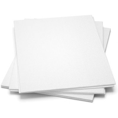 Canvas Board Wholesale 5 Pcs Professional Primed White Blank 30x40cm Canvas Panels for Painting