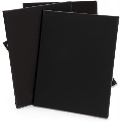 Canvases for Painting Wholesale 2Pcs Black Blank Cotton Canvas 30*40cm
