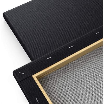 Wholesale High Quality Black Blank Square Cotton 25cm*25cm Canvas for Painting