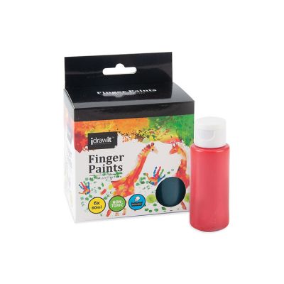 Wholesale En71-7 Certified 6 colors 60 ml Washable Kids Finger Paint