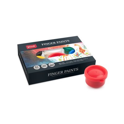 Wholesale Customized 6x35ml Non Toxic Finger Paint Kit for Kids Painting