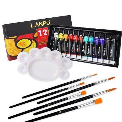 Professional high capacity artist canvas fabric acrylic painting art set with brushes palette