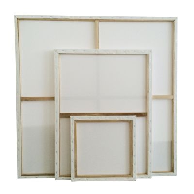 Blank Cotton Canvas Panel Custom Size Wood Painting Panels