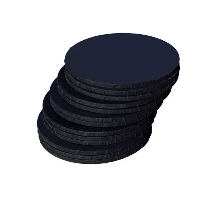 Black Ellipse Canvas Board Custom Different Shapes Size Cotton Painting Boards