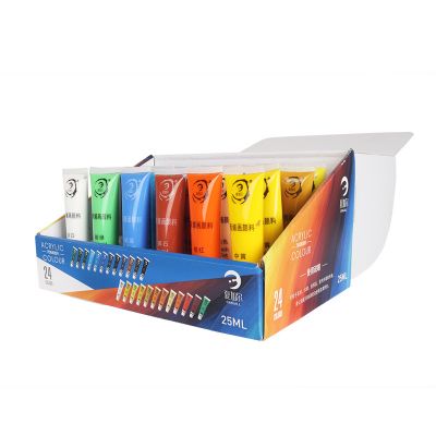 Wholesale famous in assorted colors outdoor tube acrylic painting set box for rocks walls painting