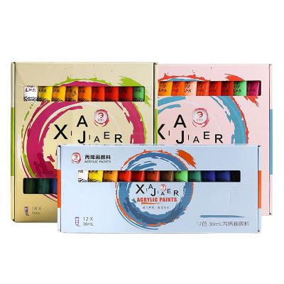 Custom waterproof permanent art acrylic furniture paint acrylic set for kids