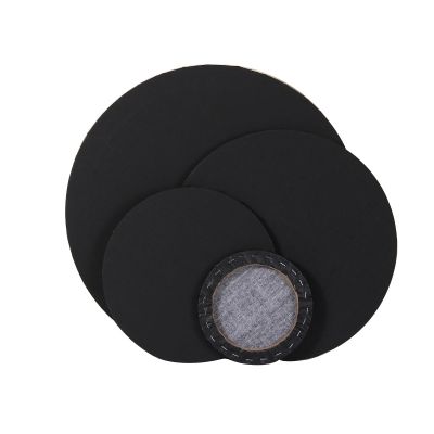 Artist Black Canvas Board Round Frame Wooden Canvas Panels Cotton For Painting