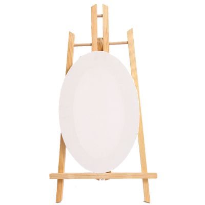 Custom Oil Paint Frame Art Painting Board,Ellipse Round Blank Stretch Canvas Panels Artist