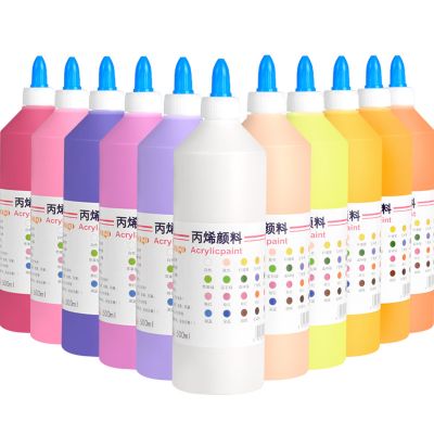 Wholesale Colorful Artist Acrylic Paint Set 24 colors 500ml Acrylic Paint