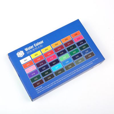 Custom Multicolor 12/24/48 Colors Watercolor Paint Set With Fountain Penil And Palette Watercolor Paint Brushes