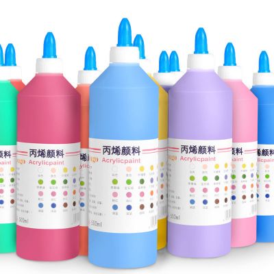 Wholesale Colorful Artist Acrylic Paint Set 24 In High Quality 500ml Acrylic Paint