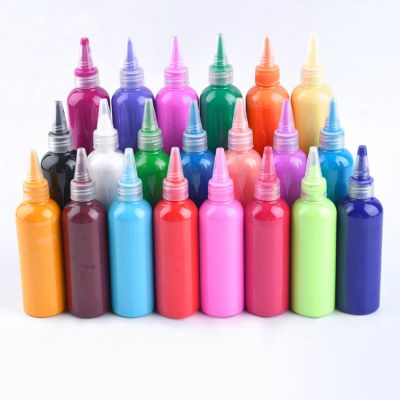 Wholesale Acrylic Paint Acrylic 12/24/36 Colors Paint 100ml Acrylic Paint Pot Direct Deal Art Supplies