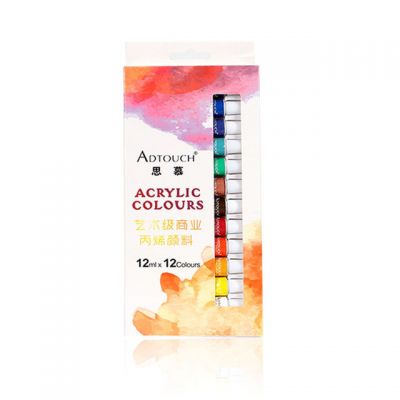 Professional fine point set of 12ml canvas graffiti matte painting colours acrylic paint