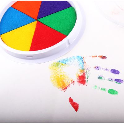 Kids DIY Graffiti Safe Easy Wash Handprint Painting Acrylic Finger Paint Set For Painting